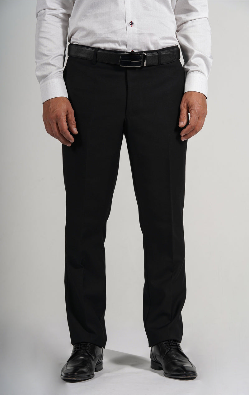 Buy HAUL CHIC Men Black Solid Synthetic Single Formal Trousers Online at  Best Prices in India - JioMart.